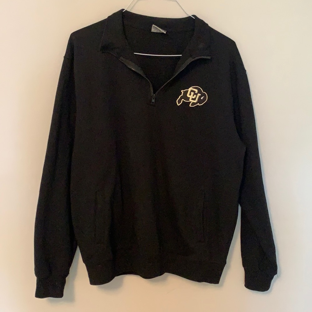 Vintage CU boulder quarter-zip.